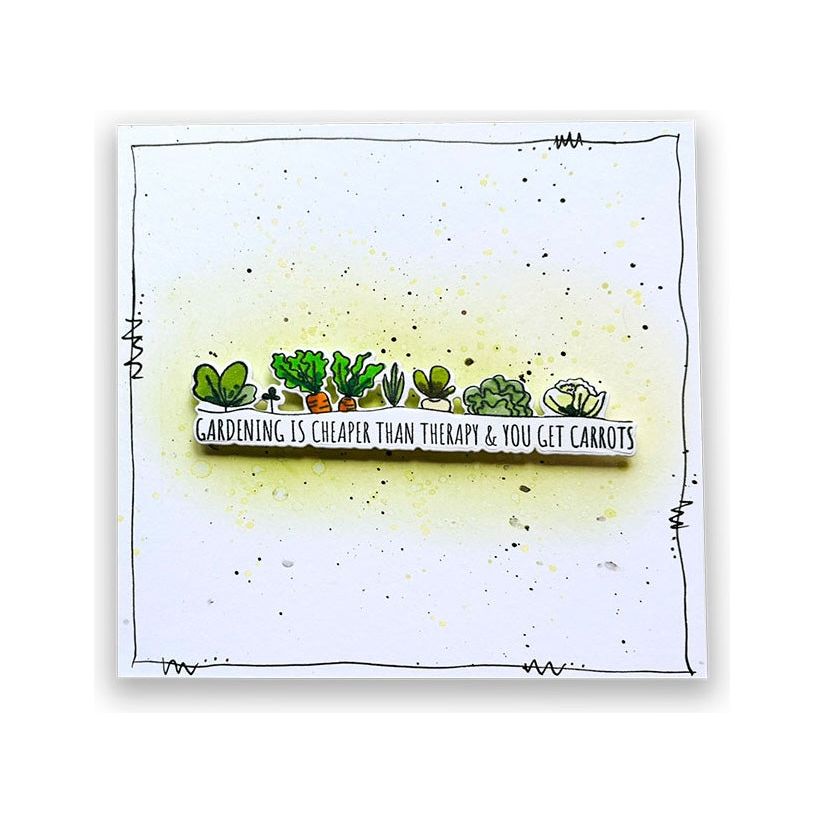 Polkadoodles Garden Therapy Clear Stamps pd8931