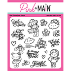 Pink and Main Sunshine Days Clear Stamps PM0618