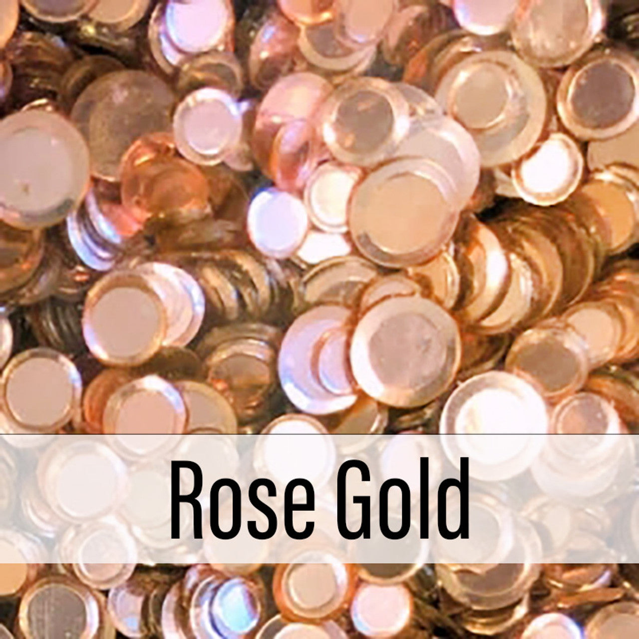 Pink and Main Rose Gold Confetti Embellishment pme132