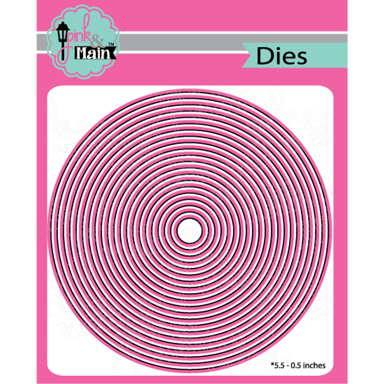 Pink and Main LAYERED CIRCLES Dies PNM281