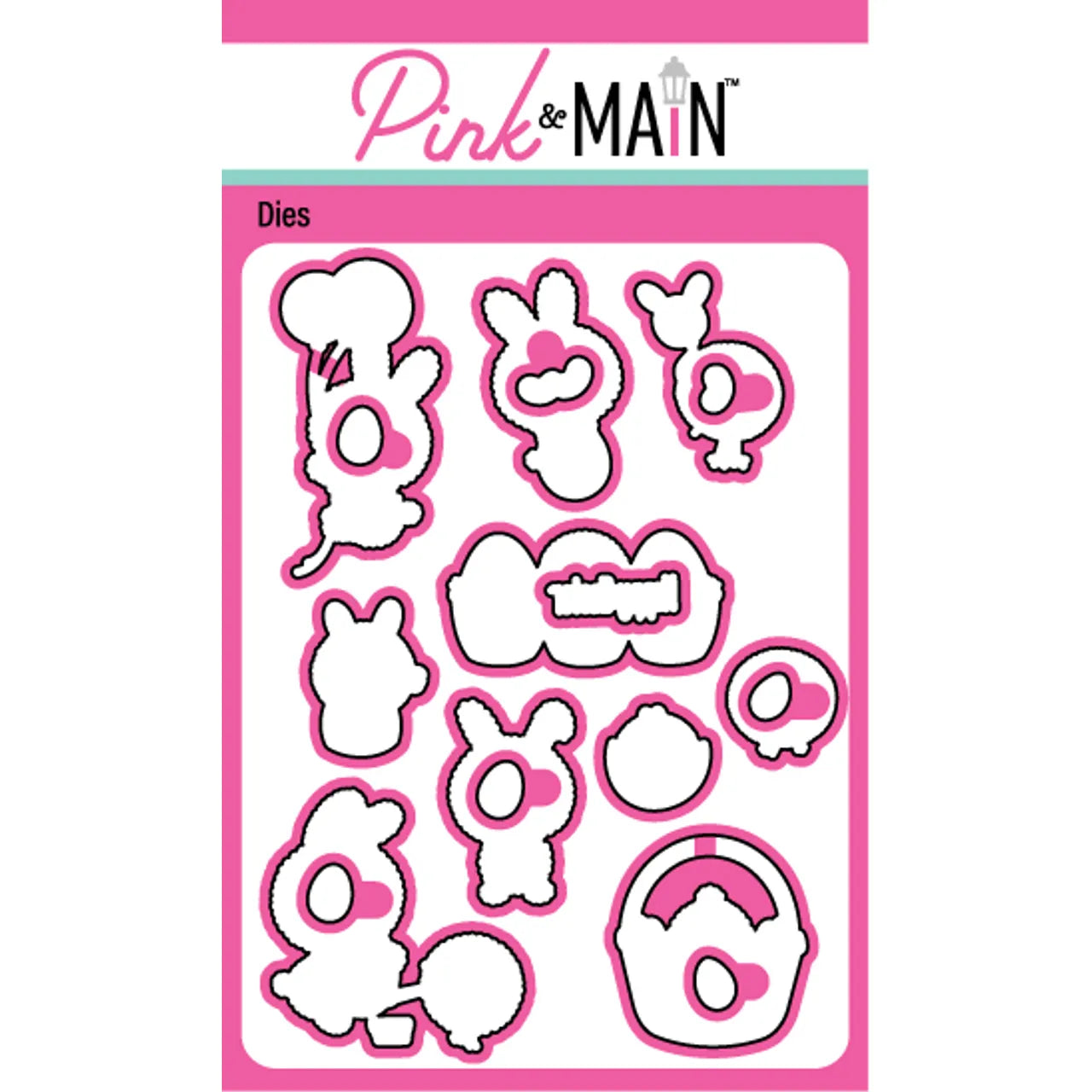 Pink and Main Easter Fuzzies Dies pnm598