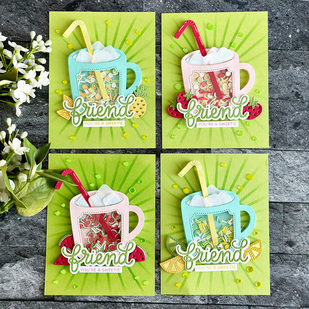 Pretty Pink Posh Fruit Mug Additions Dies Friend | color-code:ALT02