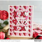 Pretty Pink Posh XOXO Heart Border Die xoxo | color-code:ALT01