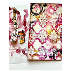 Paper Artsy Kate Crane Mini 003 Cling Stamp kcm003 flourish