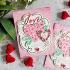 Papertrey Ink Forever and Always Sentiments Clear Stamps 1555 love | color-code:ALT01