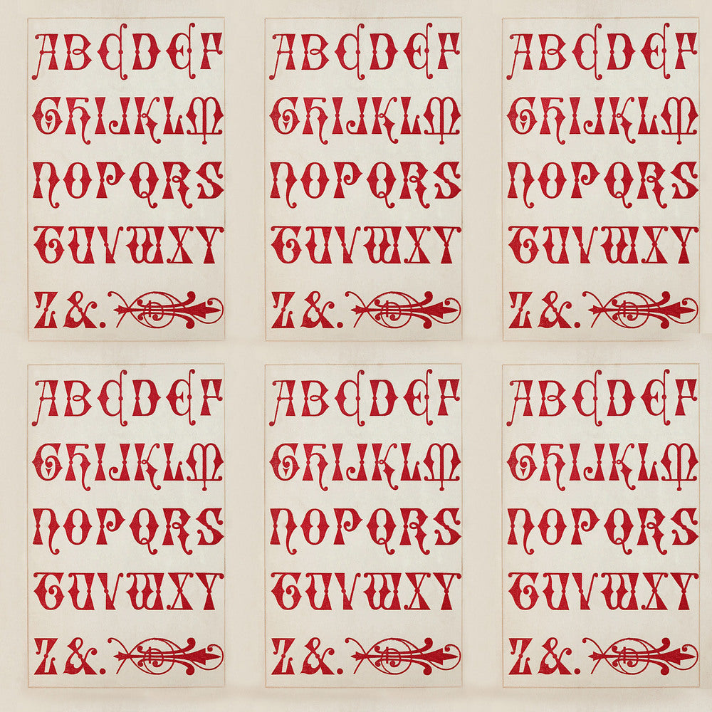 Tim Holtz Fabric Palette Red Bundle of 10 Fat Quarters