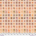 Tim Holtz Fabric By The Yard Orange Stamps pwth231 Eclectic Elements Palette