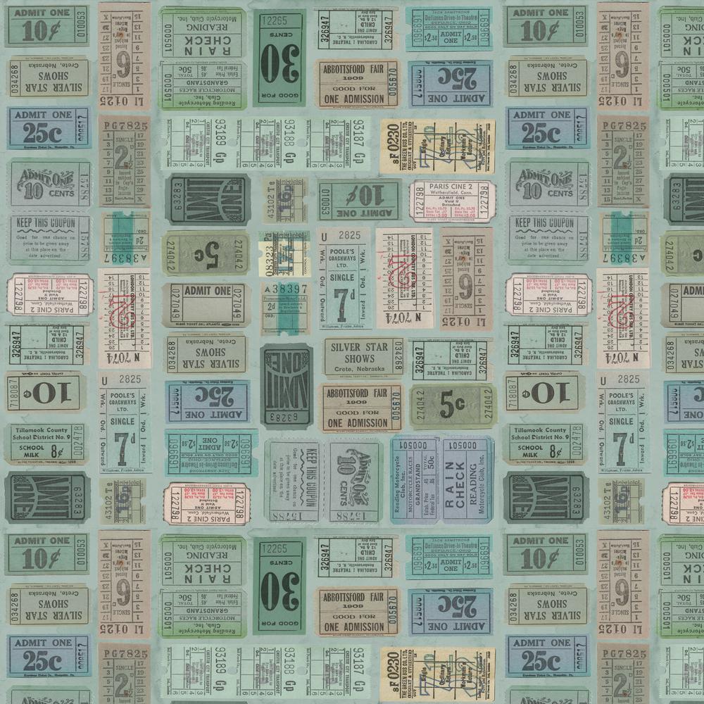 Tim Holtz Fabric Palette Teal Bundle of 10 Fat Quarters