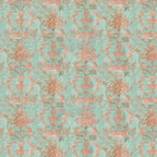 Tim Holtz Fabric By The Yard Teal Wallpaper pwth277 Eclectic Elements Palette
