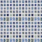 Tim Holtz Fabric Palette Indigo Bundle of 10 Fat Quarters