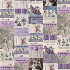 Tim Holtz Fabric Palette Purple Bundle of 10 Fat Quarters