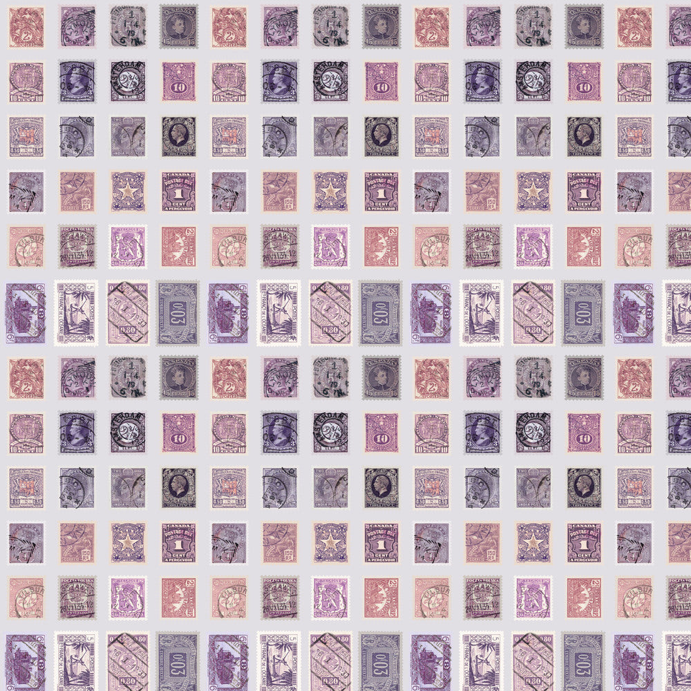 Tim Holtz Fabric Palette Purple Bundle of 10 Fat Quarters