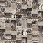 Tim Holtz Fabric Palette Charcoal Bundle of 10 Fat Quarters