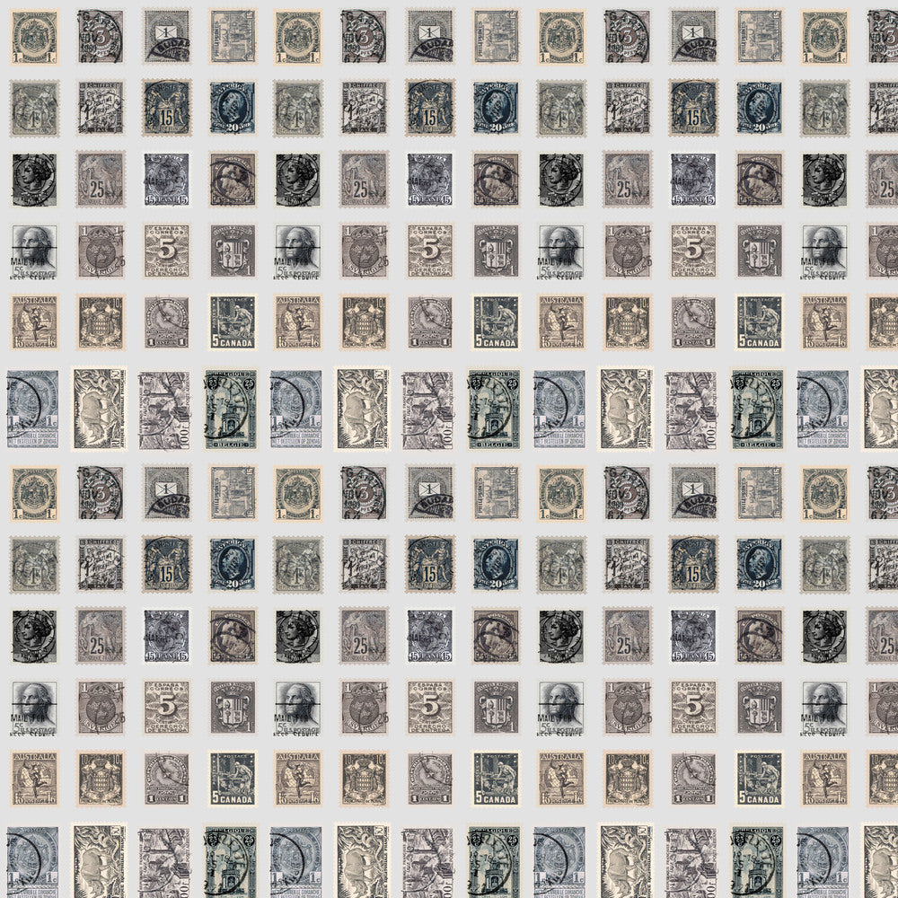 Tim Holtz Fabric Palette Charcoal Bundle of 10 Fat Quarters