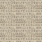 Tim Holtz Fabric By The Yard Charcoal Typography pwth314 Eclectic Elements Palette
