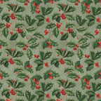 Tim Holtz Fabric By The Yard Christmas Holly pwth337 Eclectic Elements Palette