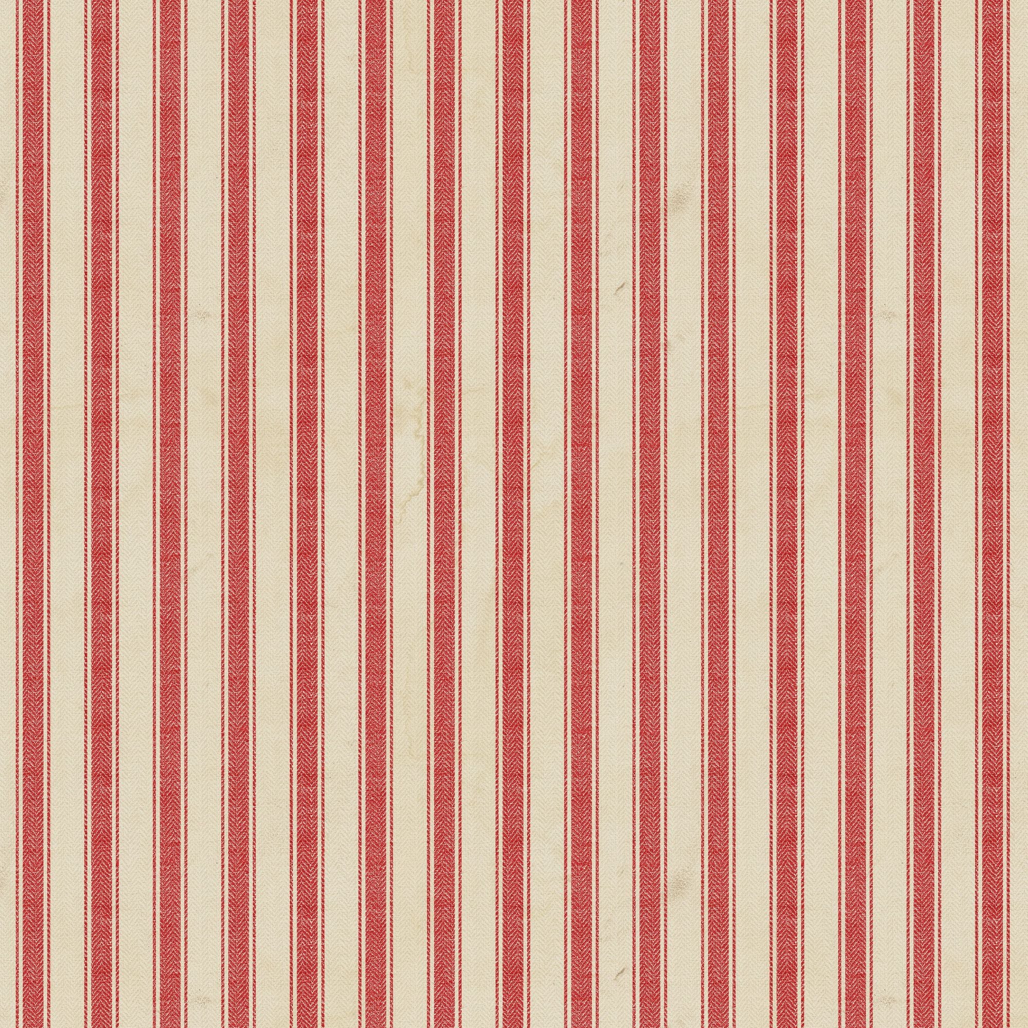Tim Holtz Fabric By The Yard Christmas Linen Stripe pwth339 Eclectic Elements Palette