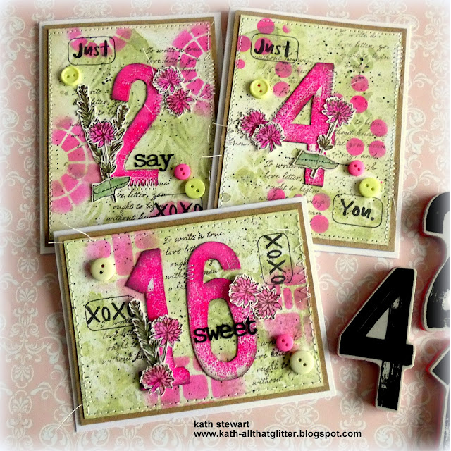 Simon Says Stamp Tim Holtz Paint By Number Bundle setpb24 Number Cards