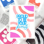 Simon Says Cling Stamps Painted Rainbow sss102699 Dear Friend Love Card | color-code:ALT06