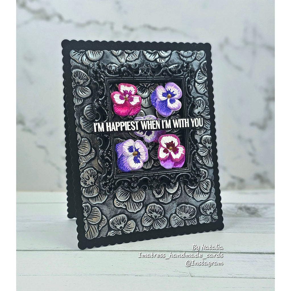 Simon Says Stamp Beautiful Moments Collection I Want It All Embossing Folders set1193ef