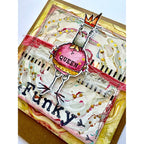 PaperArtsy Kate Crane Cling Stamps kc023 queen