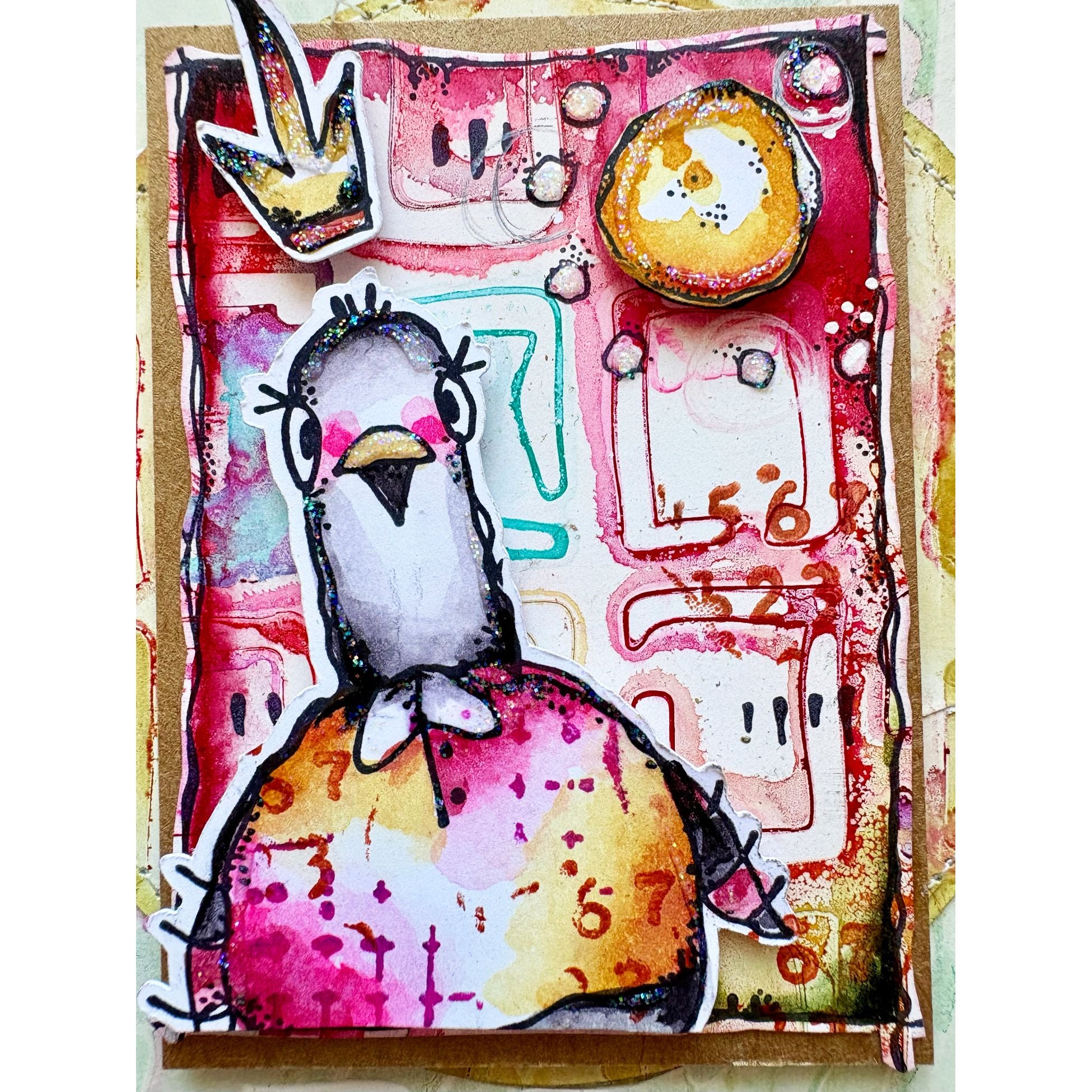 PaperArtsy Kate Crane Stencil ps509 numbers