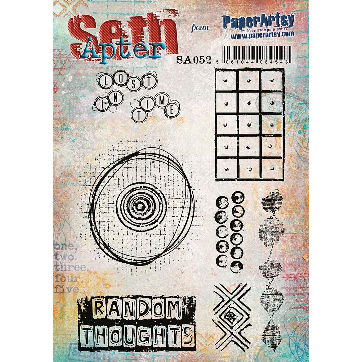 PaperArtsy Seth Apter Cling Stamps sa052