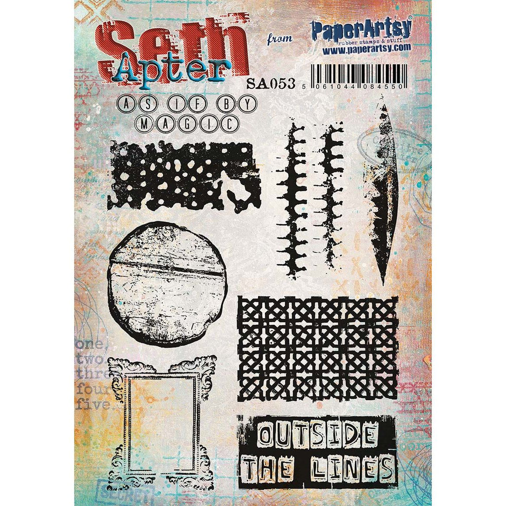 PaperArtsy Seth Apter Cling Stamps sa053