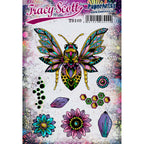 PaperArtsy Tracy Scott Cling Stamps ts109