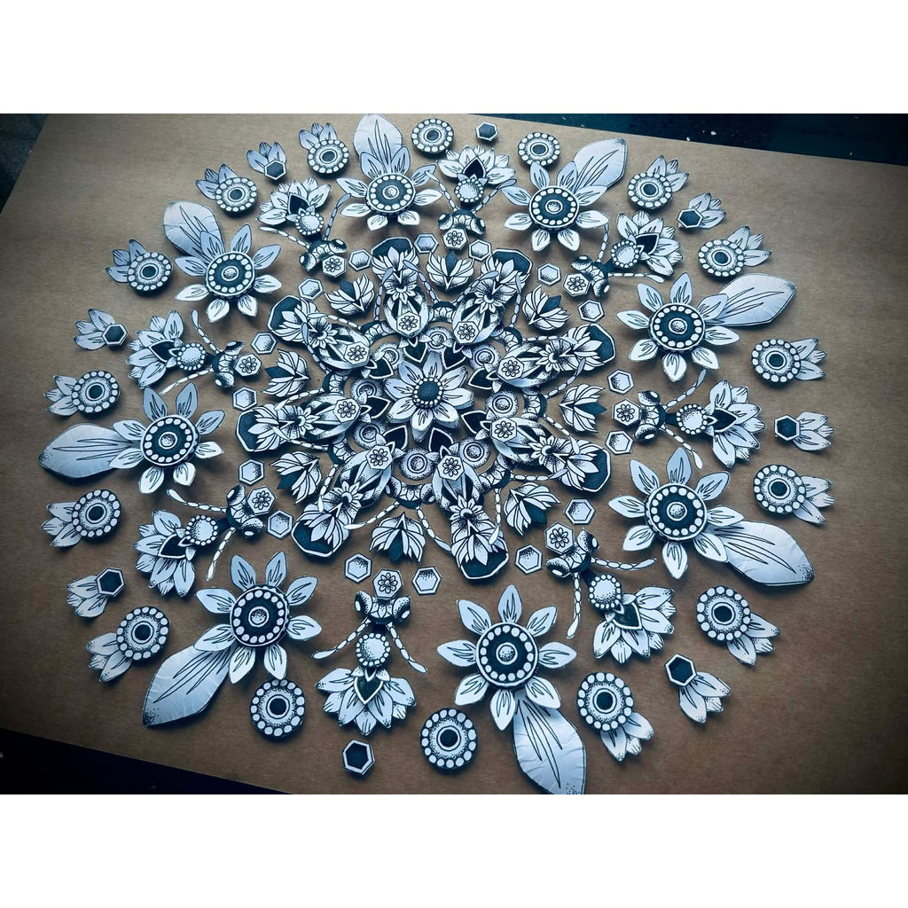 PaperArtsy Tracy Scott Cling Stamps ts109 flowers