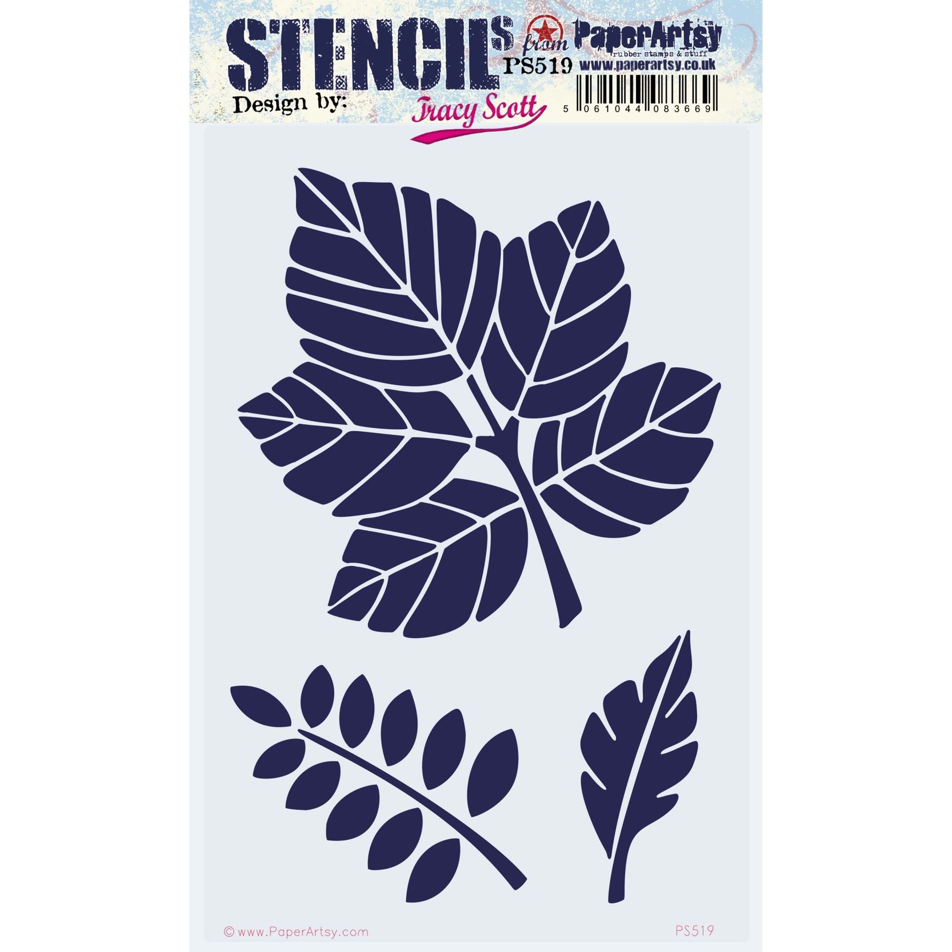 PaperArtsy Tracy Scott Large Stencil ps519