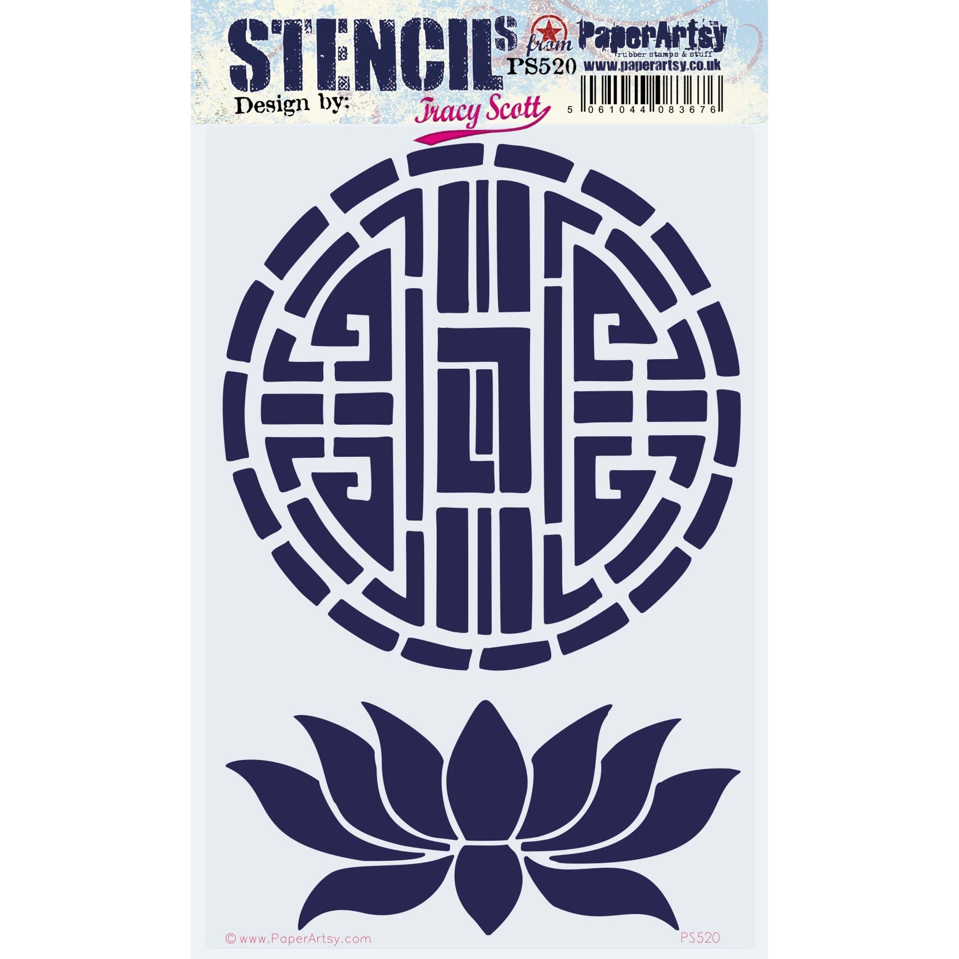 PaperArtsy Tracy Scott Large Stencil ps520