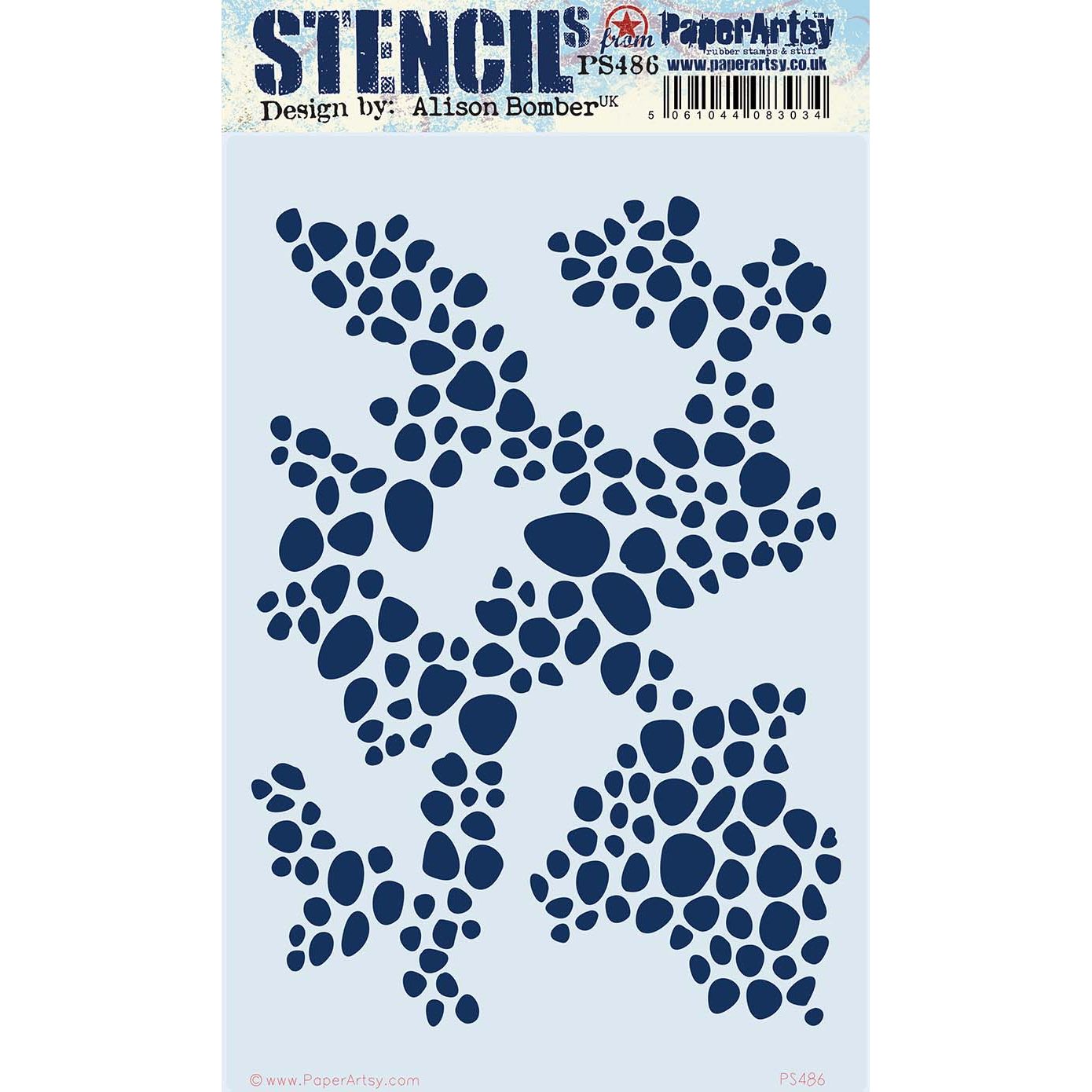 Paper Artsy Alison Bomber Large Stencil ps486
