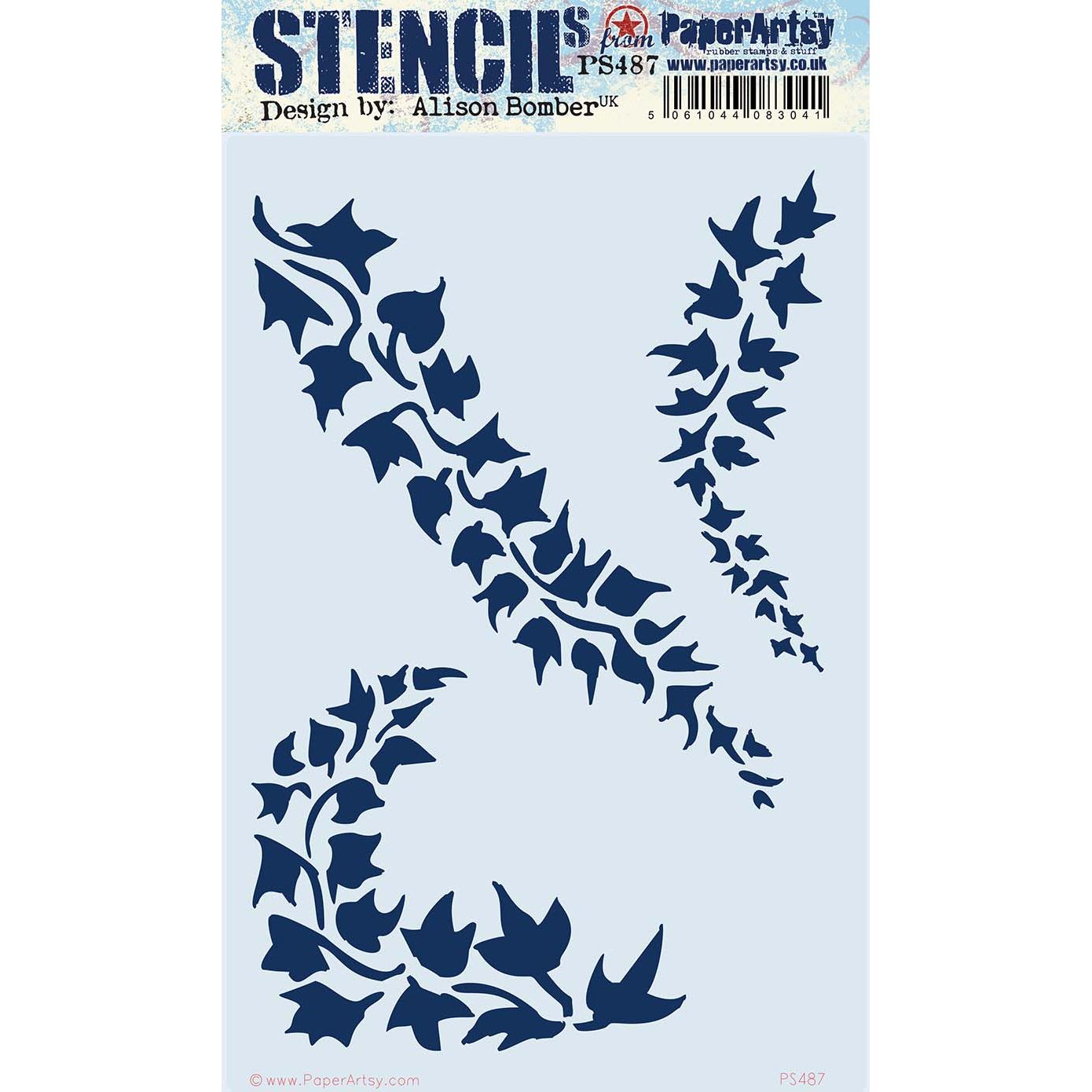 Paper Artsy Alison Bomber Large Stencil ps487

