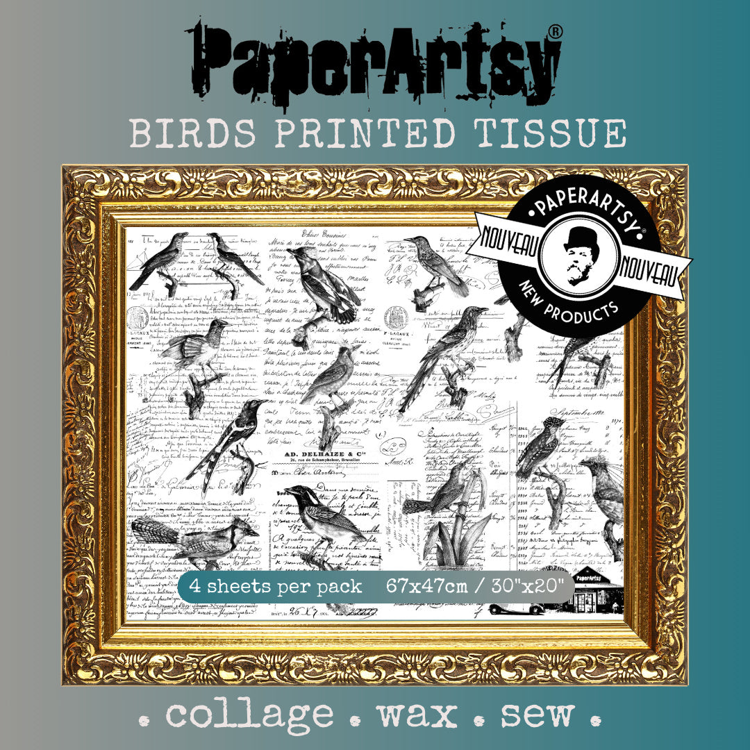 Paper Artsy Birds Printed Tissue pt11