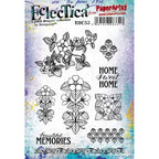 Paper Artsy Eclectica3 Scrapcosy Cling Stamps esc53
