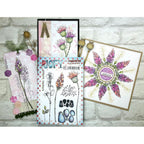 Paper Artsy Fresco Finish HEAVY CREAM Chalk Acrylic Paint ff203 purple flowers