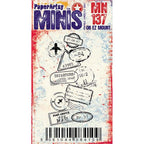Paper Artsy Ink and the Dog Mini 137 Cling Stamp mn137