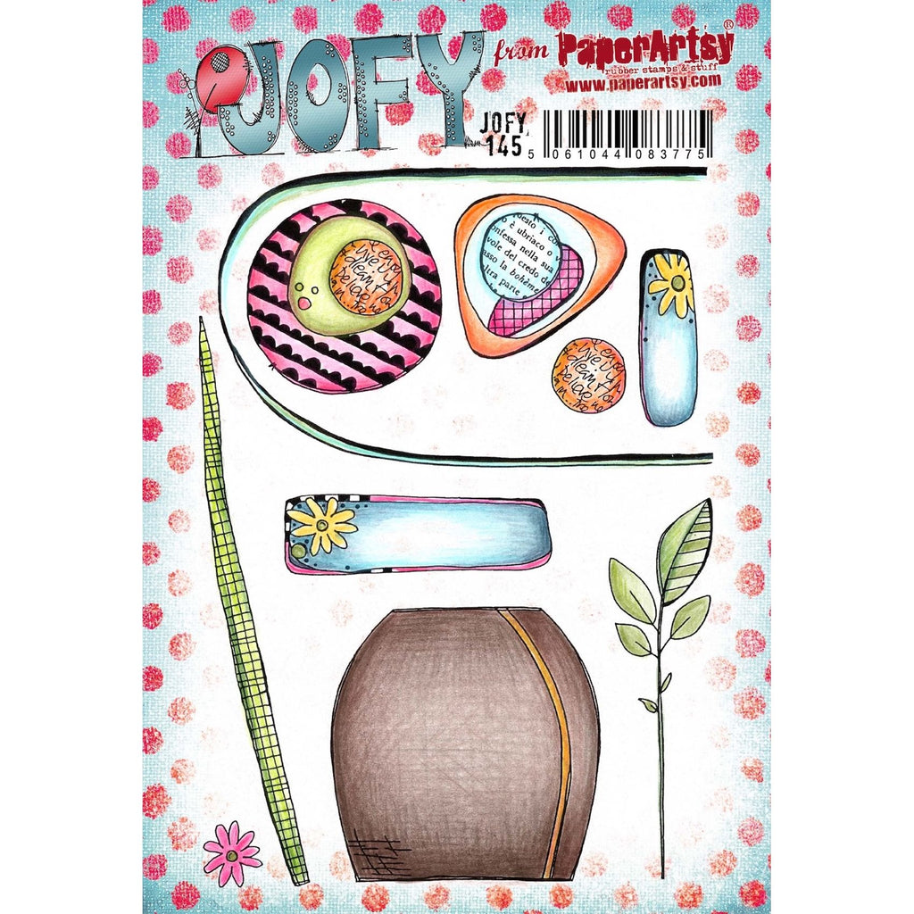 Paper Artsy JoFY 145 Cling Stamps jofy145