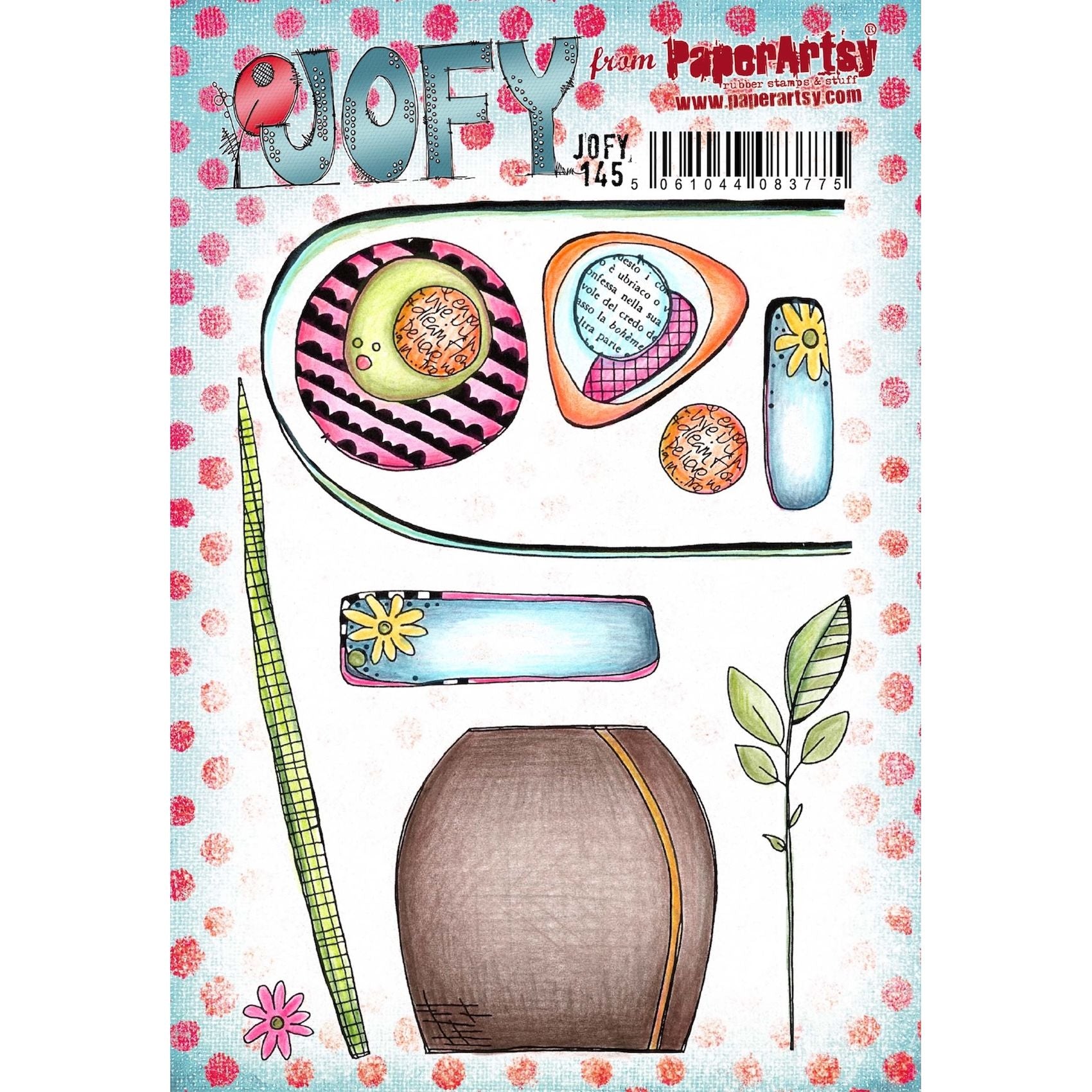 Paper Artsy JoFY 145 Cling Stamps jofy145