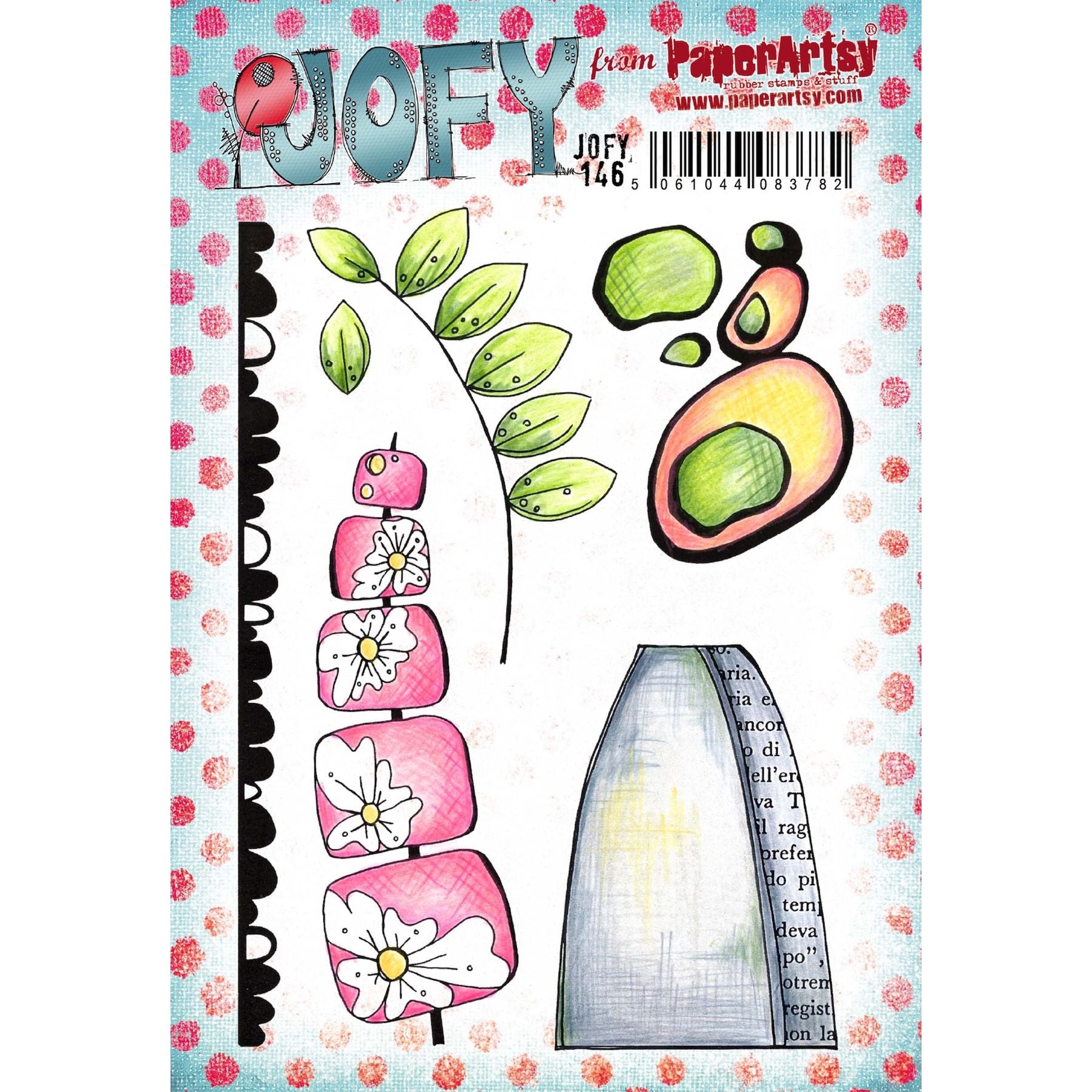 Paper Artsy JoFY 146 Cling Stamps jofy146