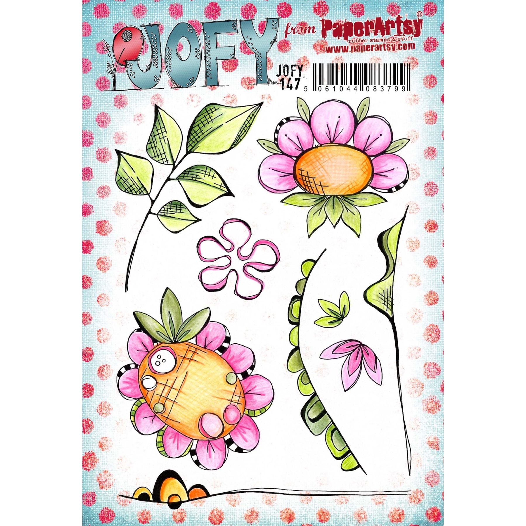 Paper Artsy JoFY 147 Cling Stamps jofy147