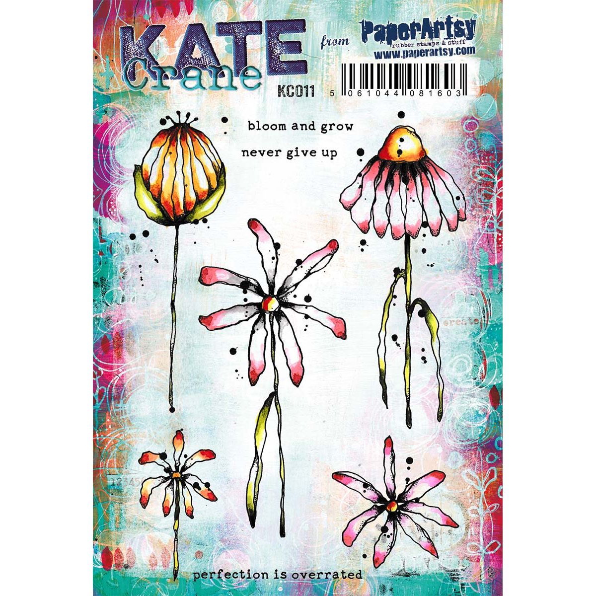 Paper Artsy Kate Crane Cling Stamps kc011