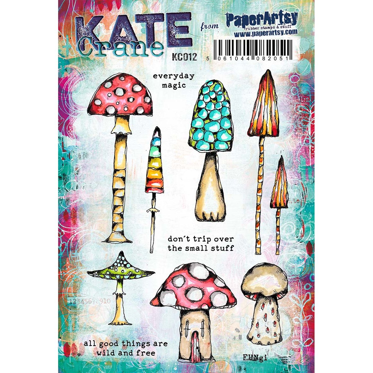 Paper Artsy Kate Crane Cling Stamps kc012