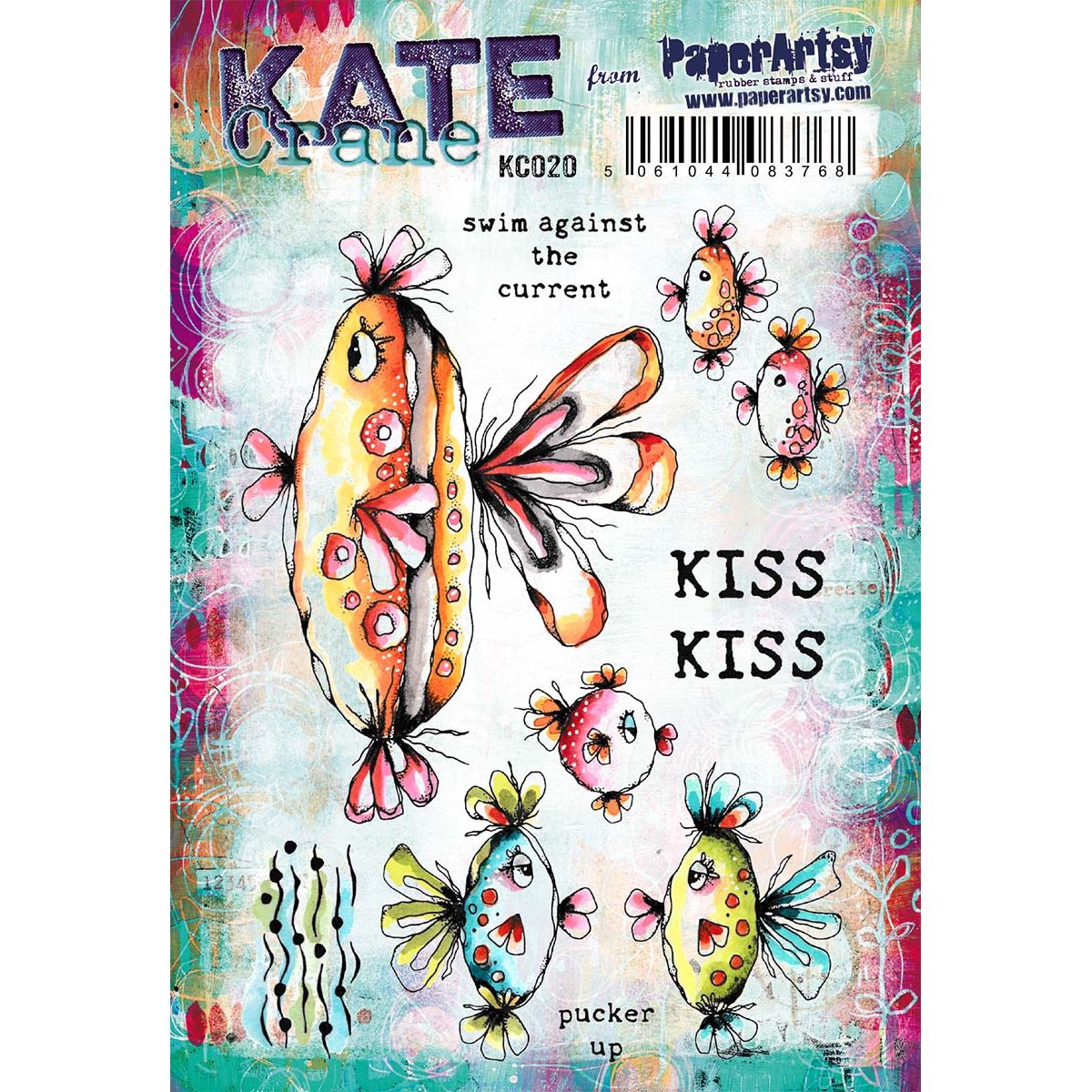 Paper Artsy Kate Crane Cling Stamps kc020