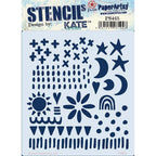 Paper Artsy Kate Crane Stencil 465