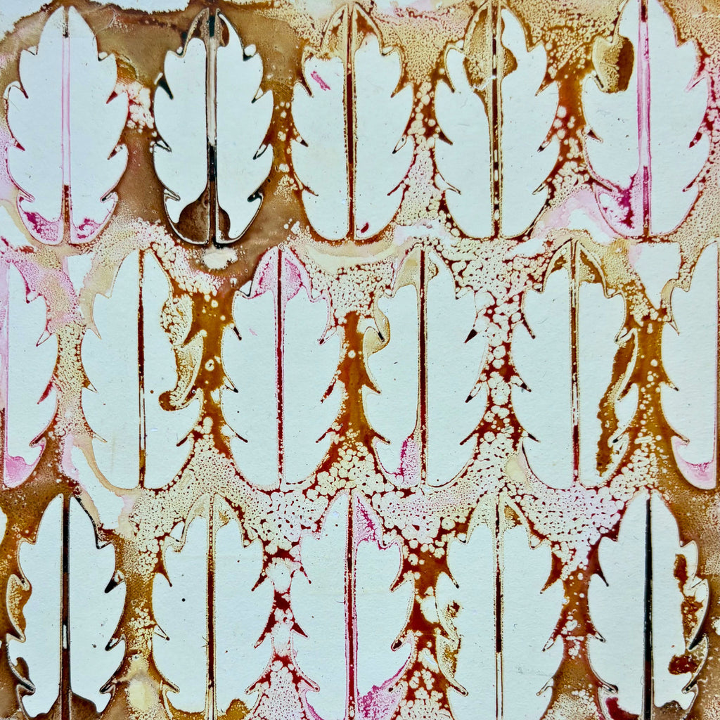Paper Artsy Kate Crane Stencil ps504 brown