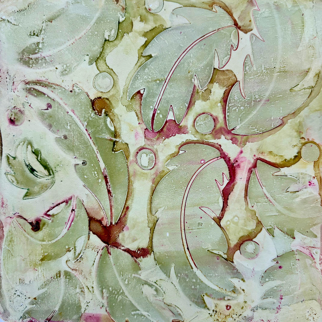 Paper Artsy Kate Crane Stencil ps505 gray
