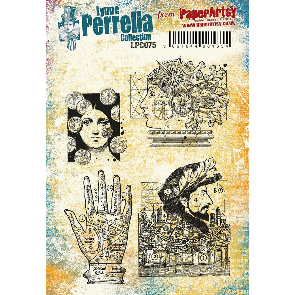 Paper Artsy Lynne Perrella Cling Stamps lpc075