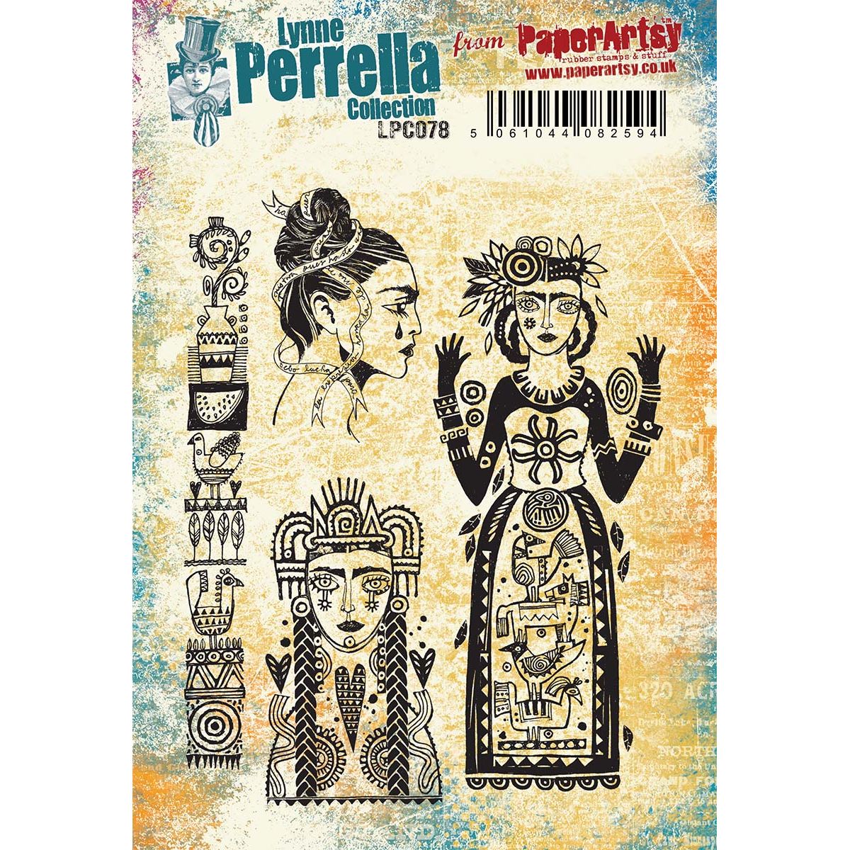 Paper Artsy Lynne Perrella Cling Stamps lpc078